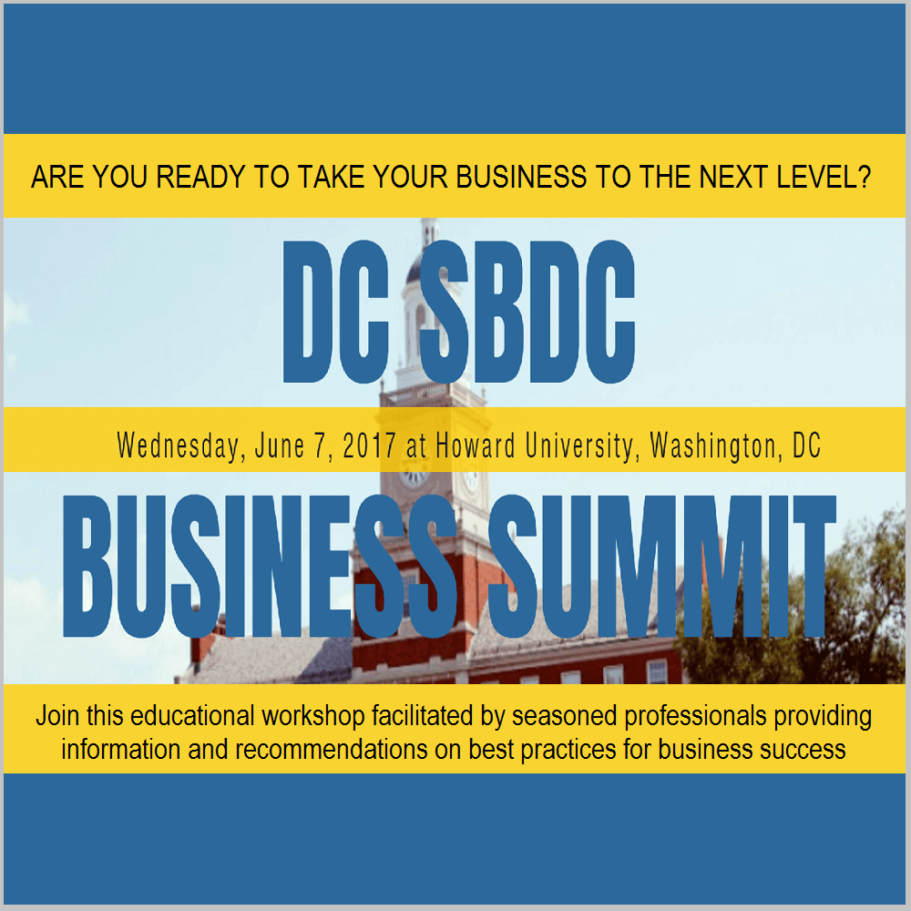 Are you ready to take your business to the next level? – Check out the DC Small Business Develop Center Business Summit